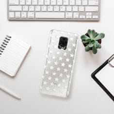 iSaprio Silikonové pouzdro - Stars Pattern - white pro Xiaomi Redmi Note 9 Pro