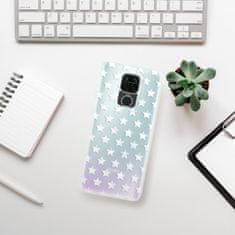 iSaprio Silikonové pouzdro - Stars Pattern - white pro Xiaomi Redmi Note 9