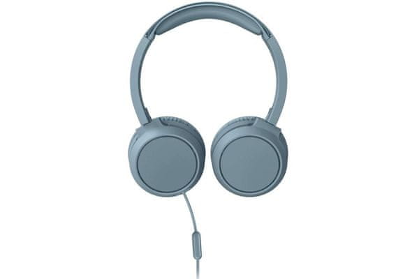 drátová moderní sluchátka philips tah4105 na uši temenní most čelenka polstrovaná pohodlná plochý sklopný design kabel v délce 1,2 m s ovládáním a 3,5mm jack konektorem styl á la makronka 