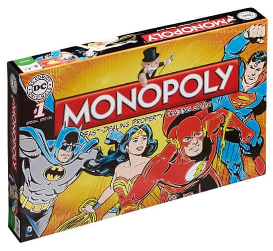 Winning Moves Monopoly DC Comics Retro Anglická verze