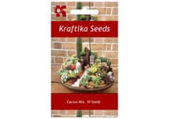 Kraftika 10 semen kaktusů, mix, exotické a vzácné sukulenty