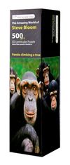 Puzzle 3D - Šimpanzi 500 dílků