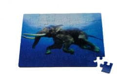 The Purple Cow Puzzle 3D - Plavající sloni 60 dílků