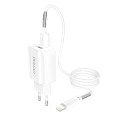 DUDAO A2EU Home Travel nabíječka 2x USB 2.4A + Lightning kabel, bíla