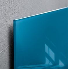Sigel Magnetická skleněná tabule "Artverum", petrolejová, 48 x 48 x 1,5 cm, GL252