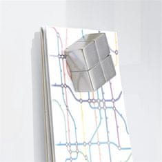 Sigel Magnetická skleněná tabule "Artverum", bílá, 100 x 65 x 1,5 cm, GL141