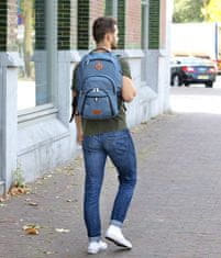 TRAVEL Z Hipster Jeans Blue Backpack