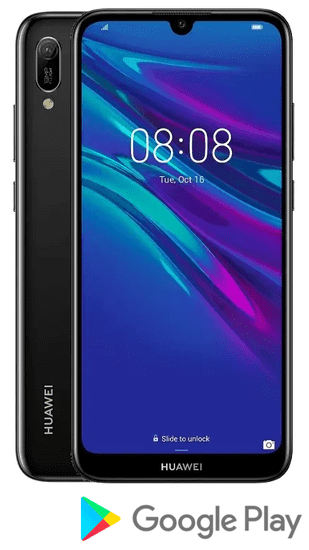 Huawei Y6 2019, 2 GB/32 GB, Midnight Black