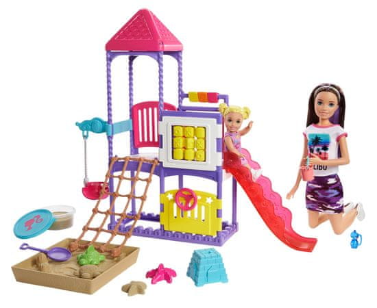 Mattel Barbie Chůva na hřišti Herní set