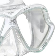 Mares Maska X-Vision transparent/bílá