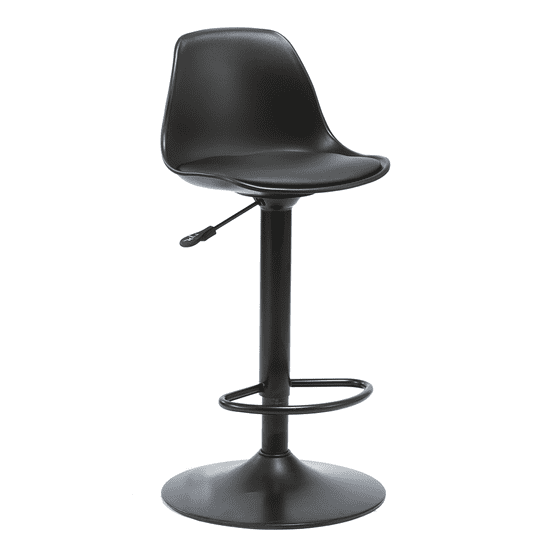 KONDELA Barová židle, černá, DOBBY
