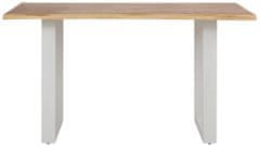 Danish Style Jídelní stůl Melina, 140 cm, masivní akát / bílá