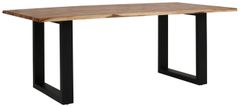 Danish Style Jídelní stůl Melina, 200 cm, masivní akát / černá
