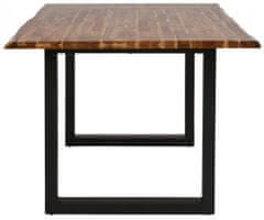 Danish Style Jídelní stůl Melina, 200 cm, masivní akát / černá