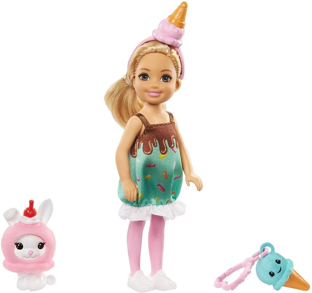 Mattel Barbie Chelsea v kostýmu Zmrzlina