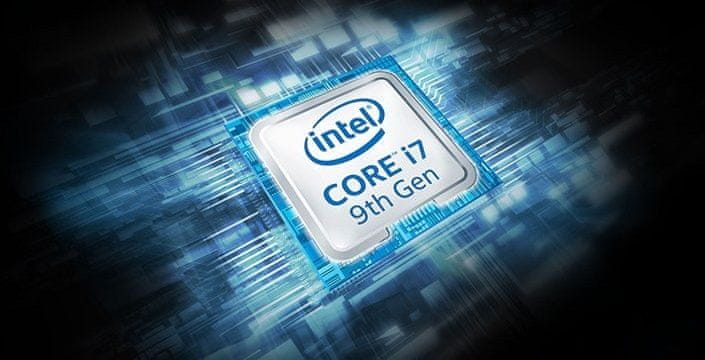herní notebook MSI GF65 Thin 9SEXR-228CZ Intel Core 9. generace Coffee Lake vyšší pracovní frekvence nová architektura nárůst výkonu