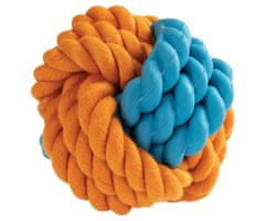 HipHop Dog Kombinovaný monty míč přírodní guma a bavlna 8cm kiddog