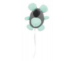 Trixie Zářící myš, látková, různé barvy 10 cm, myšky, míčky
