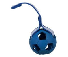 Trixie Sporting míč s dírami na pásku, přírodní guma 7 cm/22 cm