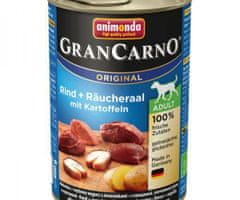 Animonda Grancarno adult - uzený úhoř + brambory 400g,