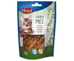 Trixie Premio chicken mice - kuřecí kousky ve tvaru myšek 50g