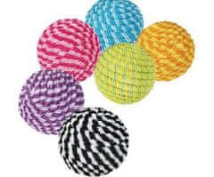 Trixie Provázkové míčky - různé barvy 4,5 cm ,