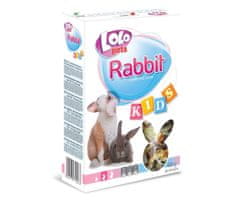 LOLO Kids kompl. krmivo pro králíky 3-8 měs. 400g krabička,