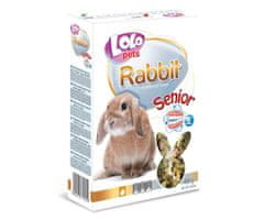 LOLO Senior kompl. krmivo pro starší králíky 400g krabička,