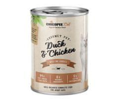 Trixie Chicopee adult gourmet kachna, kuře konzerva pro kočky 400g
