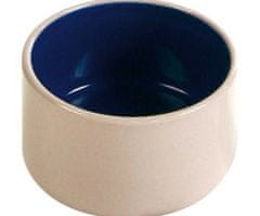 Trixie Keramická miska s glazurou 100ml/7cm - béžovo/modrá trixie,