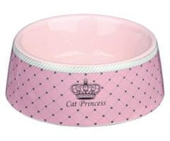 Trixie Cat princess keramická miska růžová 0,18 l/12 cm,