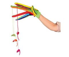 Trixie Rukavice barevná s dlouhými prsty a zavěšenými myškami