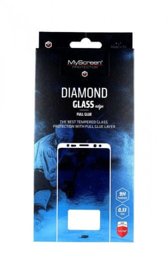 MyScreen Protector Tvrzené sklo Huawei P40 DIAMOND FullGlue černé 49709