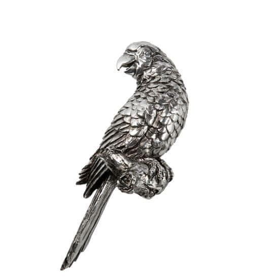Lene Bjerre Stříbrný papoušek SERAFINA 27 cm