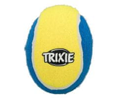 Trixie Tenisový ragby míč modro-žlutý 12 cm, míče
