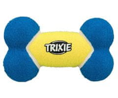 Trixie Tenisová kost modro-žlutá 17 cm, míče, balonky