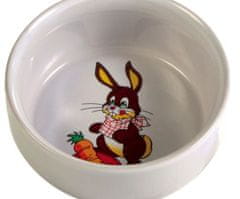 Trixie Keramická miska pro králíka s obrázkem 250ml/11 cm