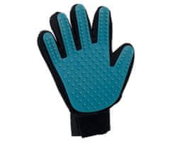 Trixie Pečující masážní rukavice černo/modrá 16 x 24 cm,