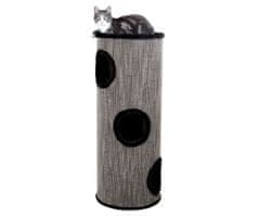 Trixie Škrabací válec pro kočky tower amado strakato-černý 100 cm,