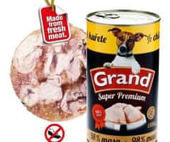 Trixie Grand 1/2 kuřete 1300g, grand, grex, konzervy, psi