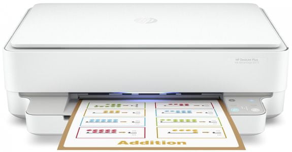 Tiskárna HP Deskjet Plus 6075 Ink Advantage All-in-One (5SE22C) barevná, černobílá, vhodná do kanceláří