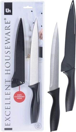 Koopman Kuchyňský nůž EXCELLENT 20 cm, ostřič v pouzdře