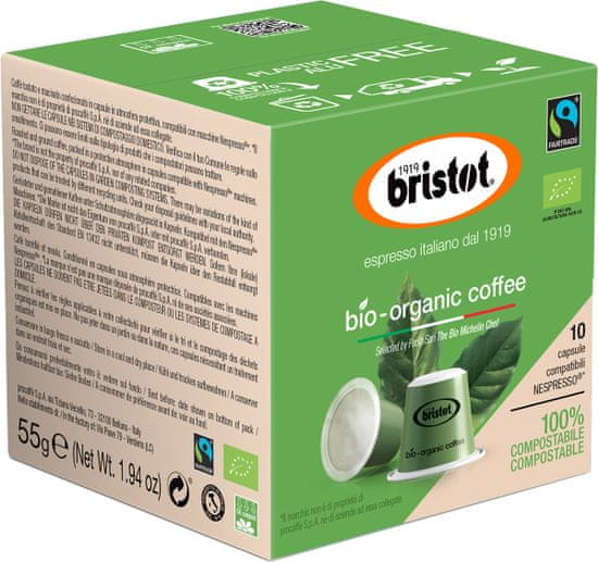 Bristot kapsle BIO coffee 55 g