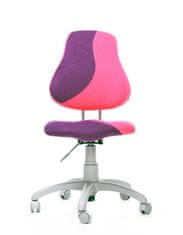 Alba Dětská rostoucí židle FUXO S-line Růžová/fialová