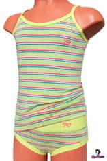 EMY Bimba 1047 dívčí kalhotky s košilkou Barva: zelená, Velikost: 92