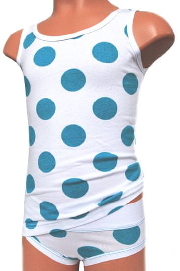 EMY Bimba 1076 dívčí kalhotky s košilkou Barva: modrá, Velikost: 92