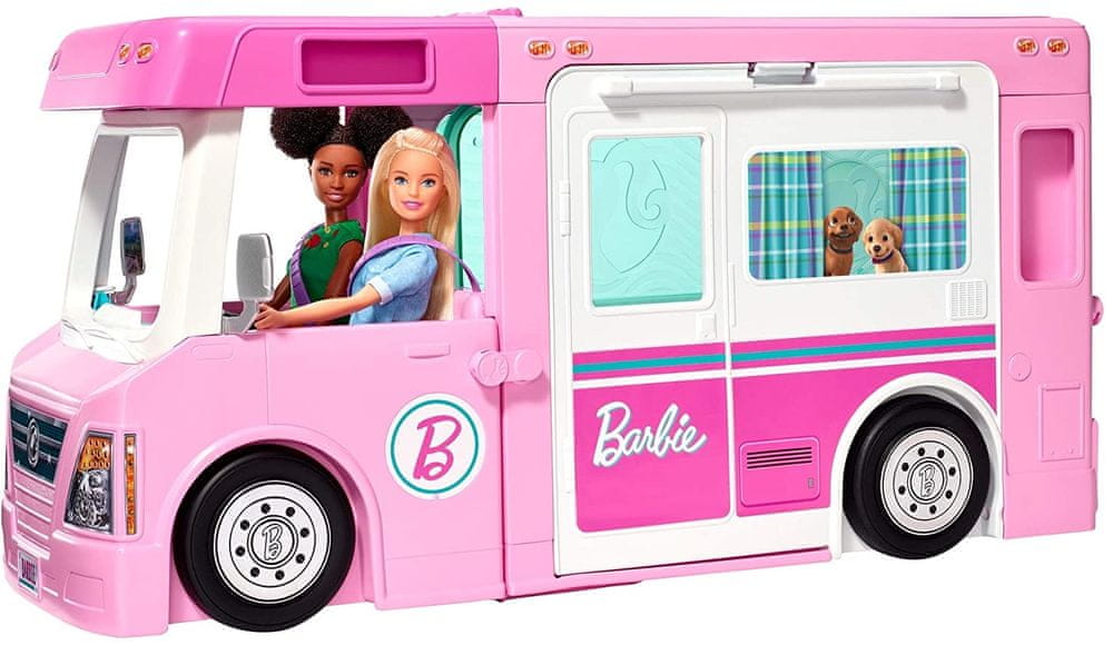 Mattel Barbie Karavan snů 3v1 - rozbaleno