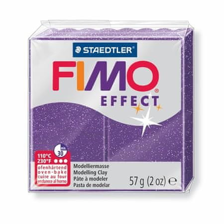 Staedtler FIMO effect 8020 fialová se třpytkami