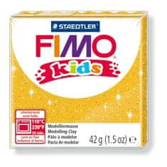 FIMO Modelovací hmota FIMO kids 8030 42 g zlatá se třyptkami, 8030-112