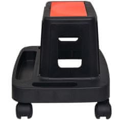 shumee Pojízdná dílenská stolička s úložným prostorem 150 kg